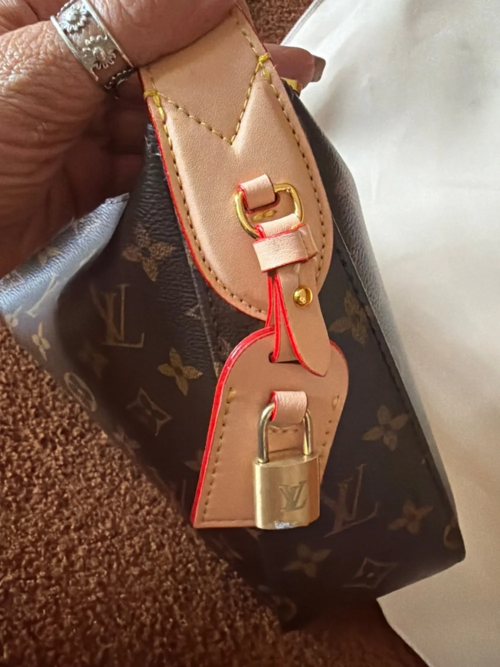 Louis Vuitton monogram slouchy.